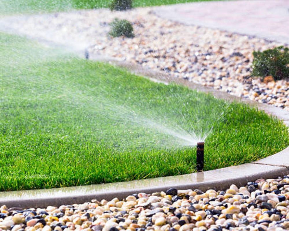 Irrigation by Desert Landscape